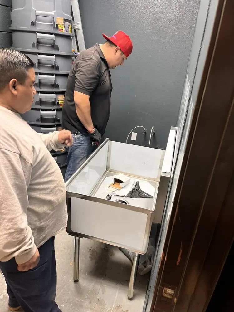 Commercial plumbing and sink installation in Hillcrest